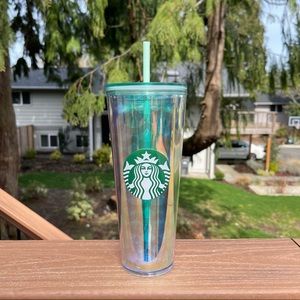 Starbucks Fish Scale Clear 24oz Tumbler